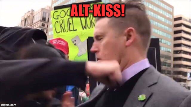 ALT-KISS! | image tagged in alt-kiss | made w/ Imgflip meme maker