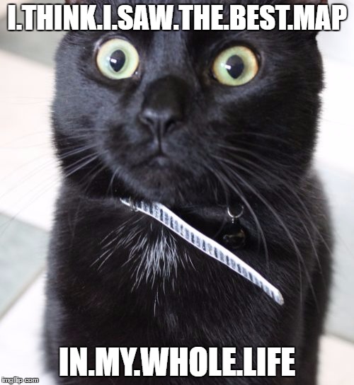 Woah Kitty Meme | I.THINK.I.SAW.THE.BEST.MAP; IN.MY.WHOLE.LIFE | image tagged in memes,woah kitty | made w/ Imgflip meme maker