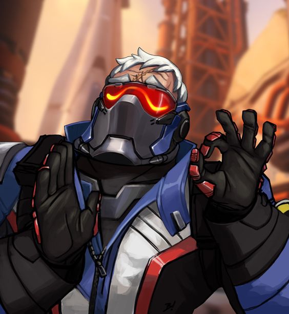 High Quality Soldier 76 Blank Meme Template