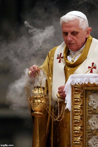 Pope Benedict Blaze It | image tagged in pope benedict blaze it | made w/ Imgflip meme maker