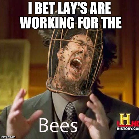 I BET LAY'S ARE WORKING FOR THE | made w/ Imgflip meme maker