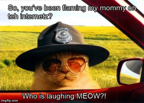 image tagged in funny,cats,internet,super troopers | made w/ Imgflip meme maker