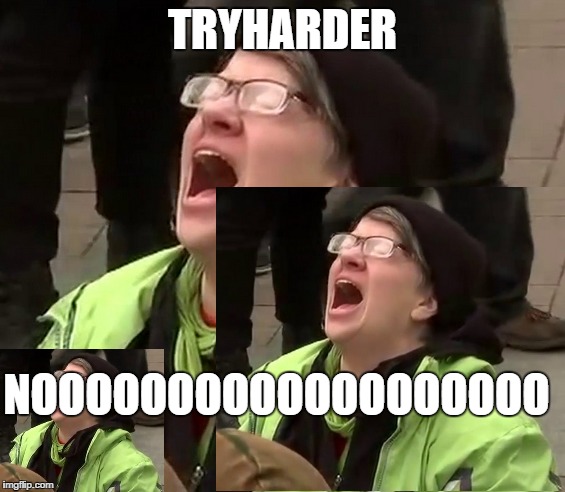 TRYHARDER NOOOOOOOOOOOOOOOOOOO | made w/ Imgflip meme maker