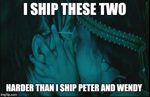 John Darling & His Indian Princess  | I SHIP THESE TWO; HARDER THAN I SHIP PETER AND WENDY | image tagged in peter pan | made w/ Imgflip meme maker