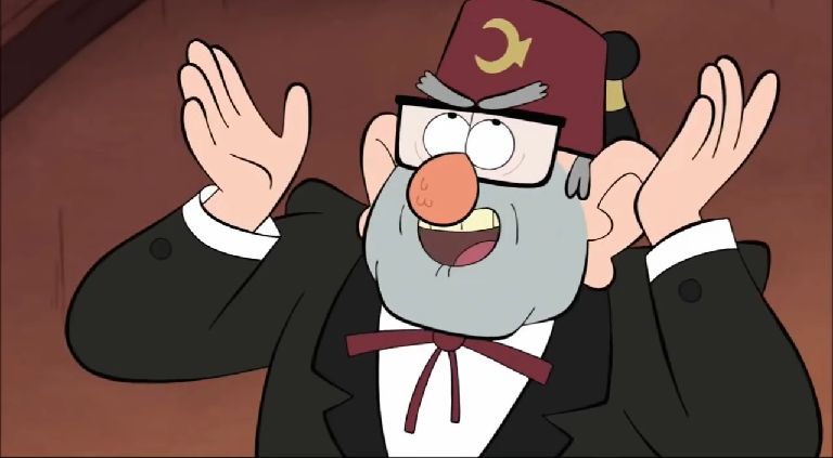 High Quality You (x) and your imaginations (Gravity Falls) Blank Meme Template