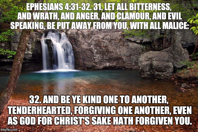 Amen | EPHESIANS 4:31-32. 31. LET ALL BITTERNESS, AND WRATH, AND ANGER, AND CLAMOUR, AND EVIL SPEAKING, BE PUT AWAY FROM YOU, WITH ALL MALICE:; 32. AND BE YE KIND ONE TO ANOTHER, TENDERHEARTED, FORGIVING ONE ANOTHER, EVEN AS GOD FOR CHRIST'S SAKE HATH FORGIVEN YOU. | image tagged in peaceful | made w/ Imgflip meme maker