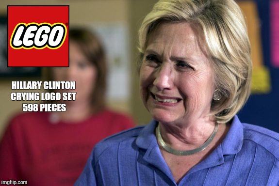 I need this in my life | HILLARY CLINTON CRYING LOGO SET
   598 PIECES | image tagged in hillary clinton,lego,memes,crying | made w/ Imgflip meme maker