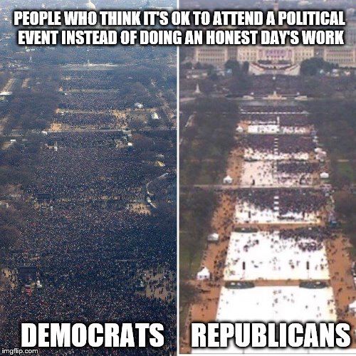 What the hell, I'll still get my welfare check anyways... | PEOPLE WHO THINK IT'S OK TO ATTEND A POLITICAL EVENT INSTEAD OF DOING AN HONEST DAY'S WORK; DEMOCRATS     REPUBLICANS | image tagged in inauguration,welfare surfer,trump inauguration,memes | made w/ Imgflip meme maker