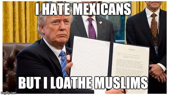 Fuck everybody else  | I HATE MEXICANS; BUT I LOATHE MUSLIMS | image tagged in resistance | made w/ Imgflip meme maker