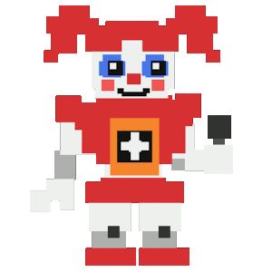 Circus baby pixl Blank Meme Template