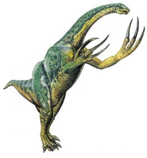 Therizinosaurus dinosaur Blank Meme Template