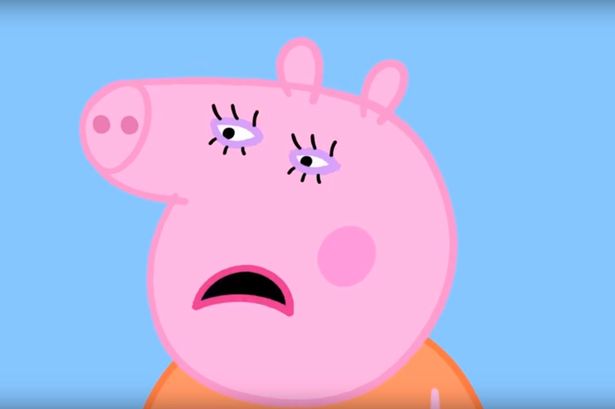 High Quality Mommy Pig Blank Meme Template