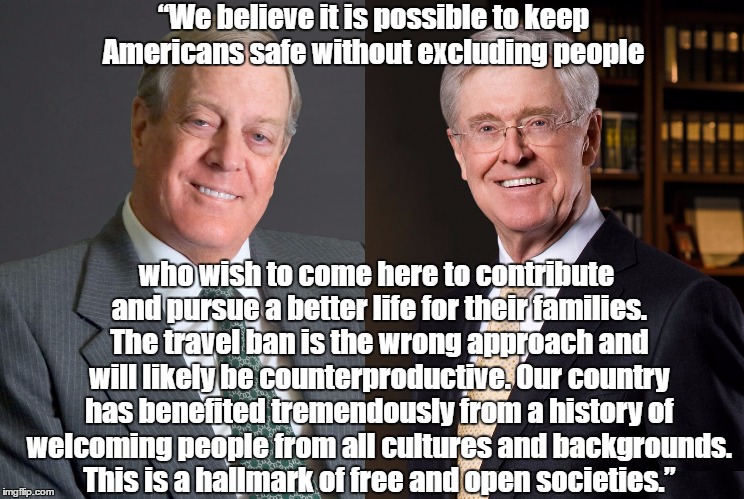 Image result for pax on both houses koch brothers