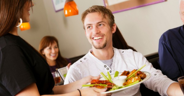 High Quality Man in a restaurant  Blank Meme Template