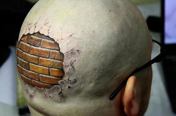 Brick Wall Tattoo Blank Meme Template