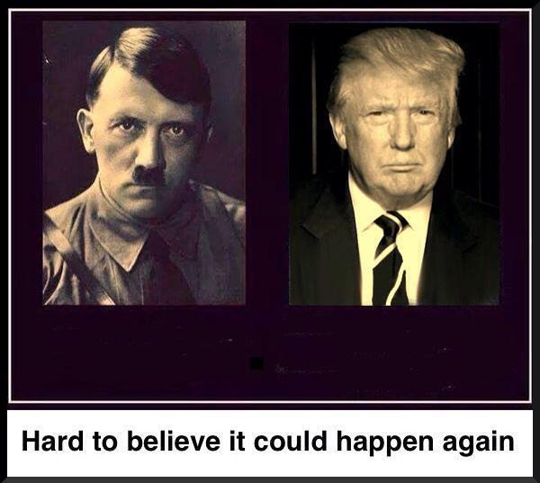 High Quality donald trump and hitler Blank Meme Template