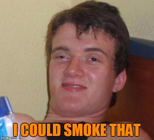10 Guy Meme | I COULD SMOKE THAT | image tagged in memes,10 guy | made w/ Imgflip meme maker