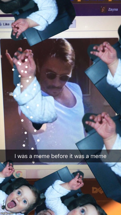I was a meme before he was | image tagged in salt meme,hipster,dank memes | made w/ Imgflip meme maker