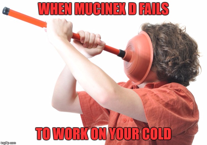This F'n cold season sucks!!!! | WHEN MUCINEX D FAILS; TO WORK ON YOUR COLD | image tagged in cold,sick,funny,meme | made w/ Imgflip meme maker
