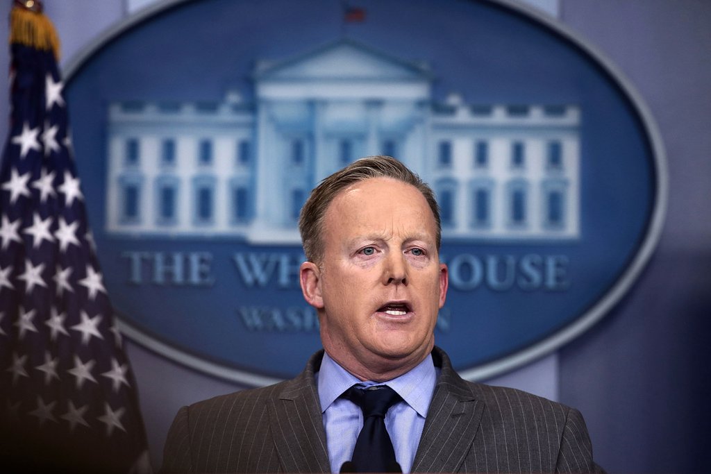 Sean Spicer Trump Press Secratary  Blank Meme Template