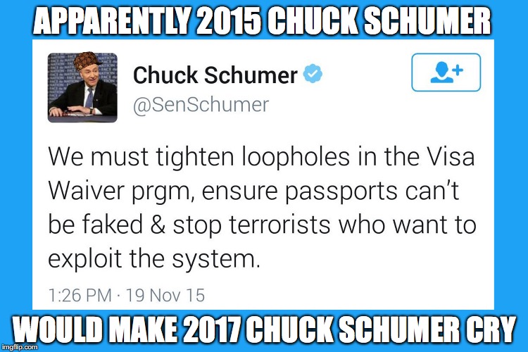 I love it when grown men cry | APPARENTLY 2015 CHUCK SCHUMER; WOULD MAKE 2017 CHUCK SCHUMER CRY | image tagged in janey mack meme,chuck schumer,lame | made w/ Imgflip meme maker