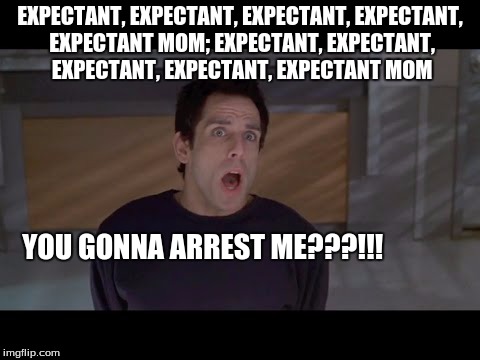 Op! I saids it! What Then! | EXPECTANT, EXPECTANT, EXPECTANT, EXPECTANT, EXPECTANT MOM; EXPECTANT, EXPECTANT, EXPECTANT, EXPECTANT, EXPECTANT MOM; YOU GONNA ARREST ME???!!! | image tagged in all i said was | made w/ Imgflip meme maker