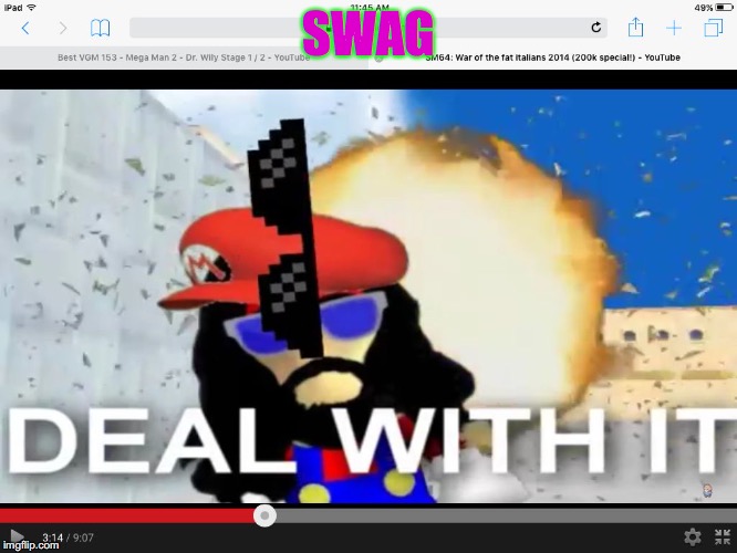 Smg4 | SWAG | image tagged in smg4 | made w/ Imgflip meme maker