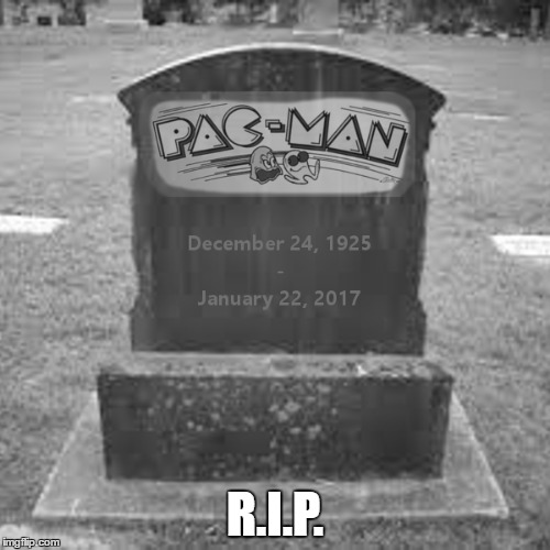 'Father of Pac-Man' dead at 91 | R.I.P. | image tagged in memes,rip,pacman | made w/ Imgflip meme maker