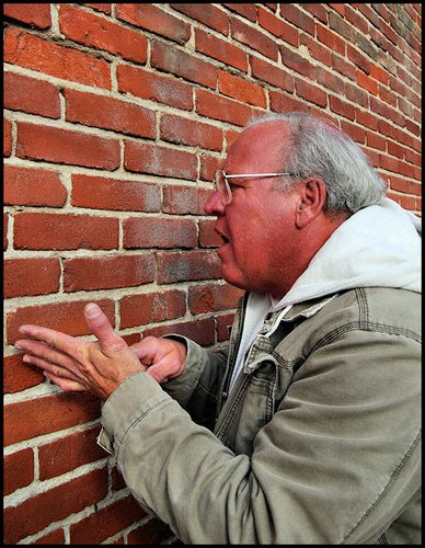 like talking to a brick wall 2 Blank Meme Template