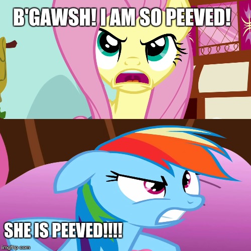 B'GAWSH! I AM SO PEEVED! SHE IS PEEVED!!!! | made w/ Imgflip meme maker