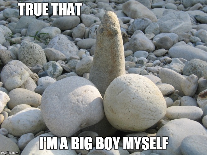 TRUE THAT I'M A BIG BOY MYSELF | made w/ Imgflip meme maker