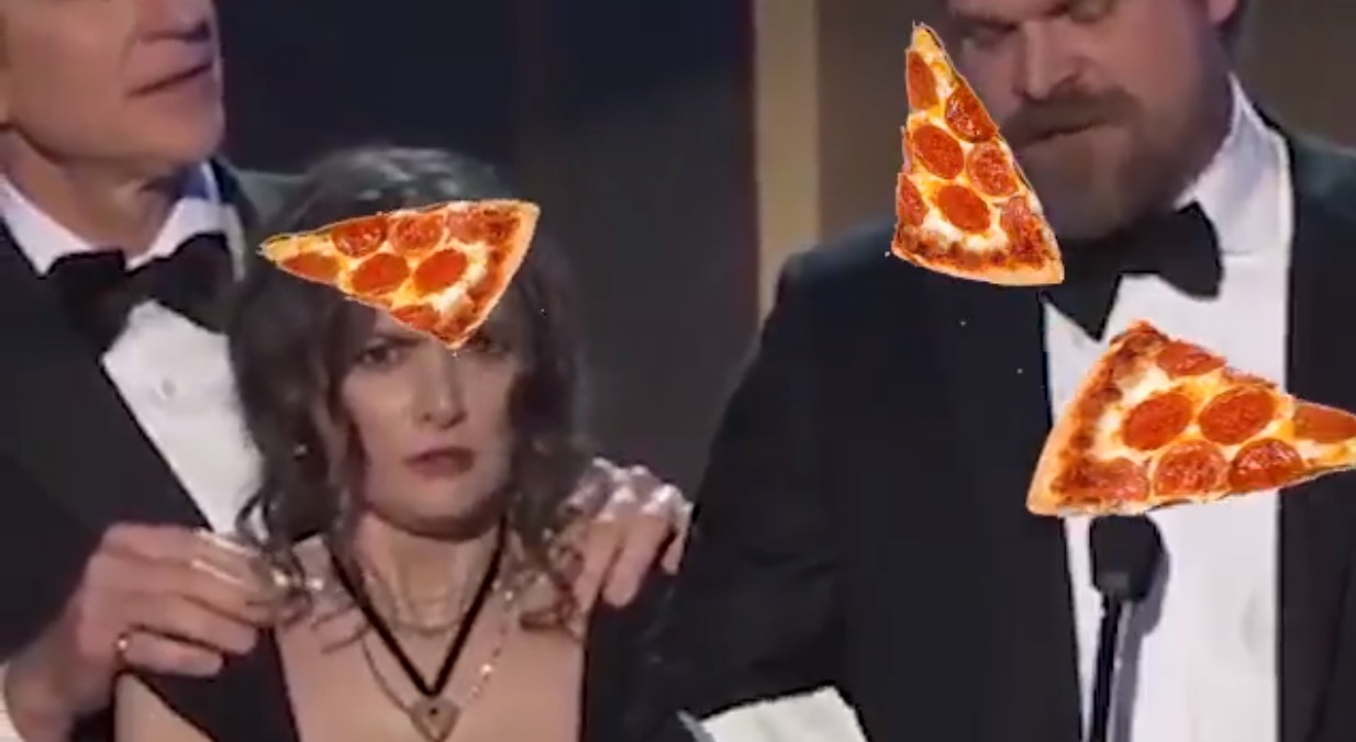 I See Pizzas! Blank Meme Template