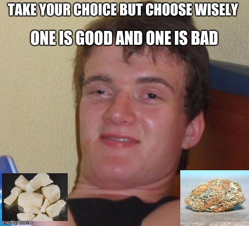 10 Guy Meme | TAKE YOUR CHOICE BUT CHOOSE WISELY ONE IS GOOD AND ONE IS BAD | image tagged in memes,10 guy | made w/ Imgflip meme maker