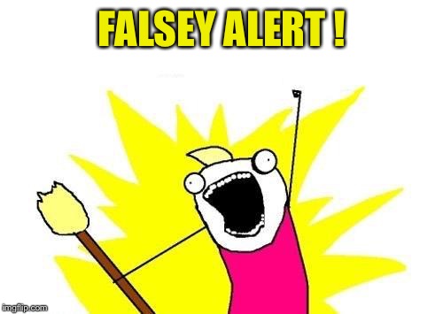 X All The Y Meme | FALSEY ALERT ! | image tagged in memes,x all the y | made w/ Imgflip meme maker