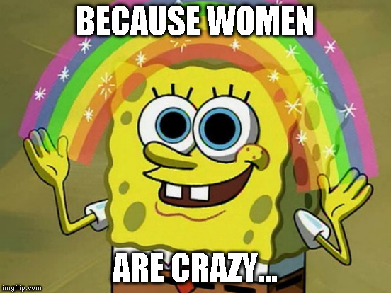 BECAUSE WOMEN ARE CRAZY... | made w/ Imgflip meme maker