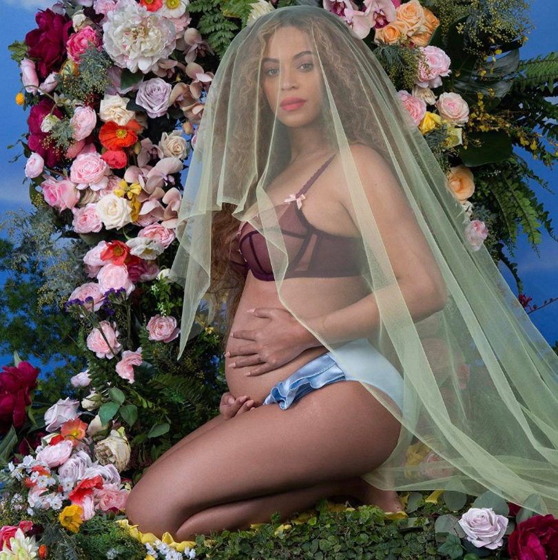 High Quality Beyonce Pregnant Blank Meme Template