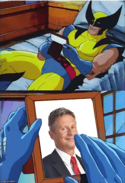 Everybody on Facebook right now | image tagged in wolverine,wolverine remeber,gary johnson,politics,political meme | made w/ Imgflip meme maker