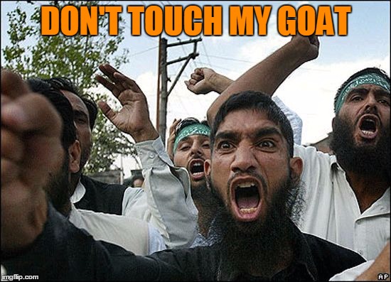 DON'T TOUCH MY GOAT | made w/ Imgflip meme maker
