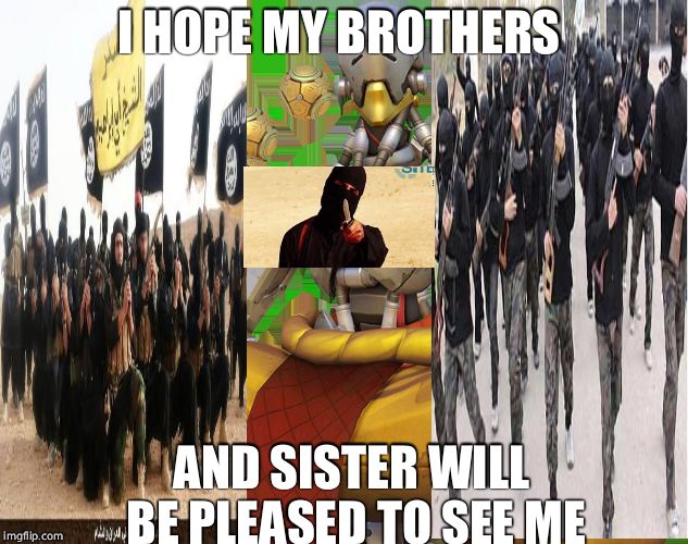 I HOPE MY BROTHERS; AND SISTER WILL BE PLEASED TO SEE ME | image tagged in zenyatta | made w/ Imgflip meme maker