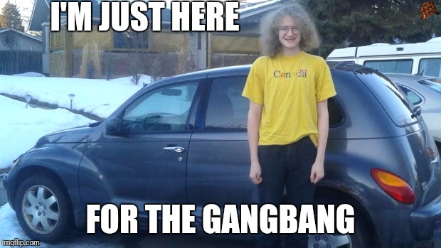 Gangbang | I'M JUST HERE; FOR THE GANGBANG | image tagged in sexy man,swinger | made w/ Imgflip meme maker