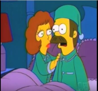 Ned Flanders Epiphany Blank Meme Template