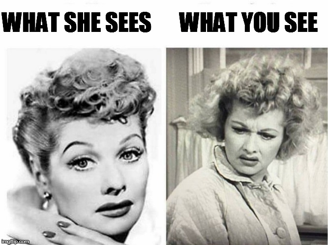 Lucy  | WHAT YOU SEE; WHAT SHE SEES | image tagged in lucy | made w/ Imgflip meme maker