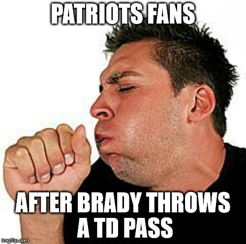 Patriots Fans | PATRIOTS FANS; AFTER BRADY THROWS A TD PASS | image tagged in nfl playoffs,new england patriots,funny | made w/ Imgflip meme maker