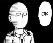 Saitama don't give Blank Meme Template