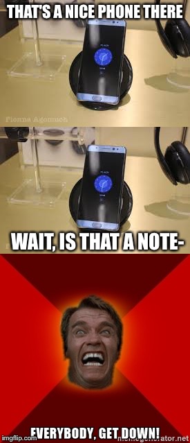 THAT'S A NICE PHONE THERE; WAIT, IS THAT A NOTE- | made w/ Imgflip meme maker