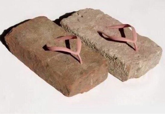 Brick shoes Blank Meme Template