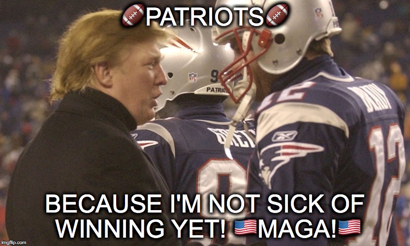 Do you really have to ask? | 🏈PATRIOTS🏈; BECAUSE I'M NOT SICK OF WINNING YET! 🇺🇸MAGA!🇺🇸 | image tagged in janey mack meme,superbowl,maga,i'm not sick of winning yet | made w/ Imgflip meme maker