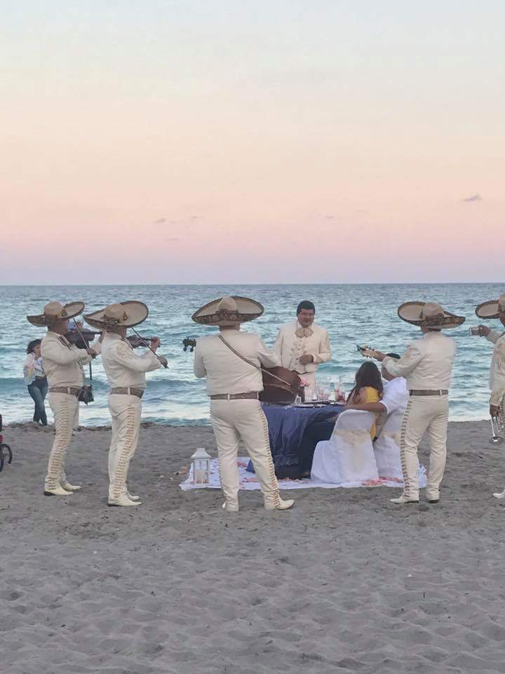 High Quality mariachi band beach Blank Meme Template