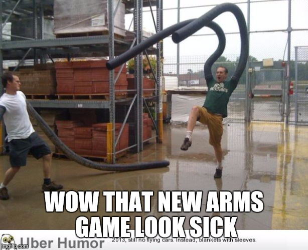 Arms 2: the reboot | WOW THAT NEW ARMS GAME LOOK SICK | image tagged in funny nintendo memes | made w/ Imgflip meme maker