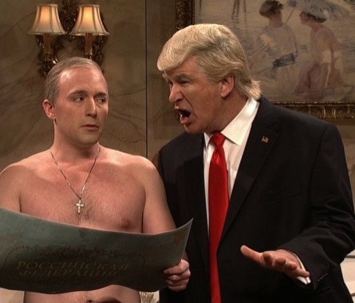 putin-trump-snl Blank Meme Template